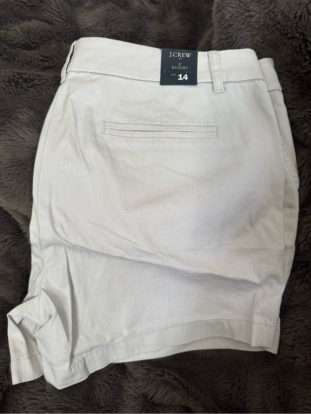 J. Crew Women’s Cream Chino Bermuda Shorts